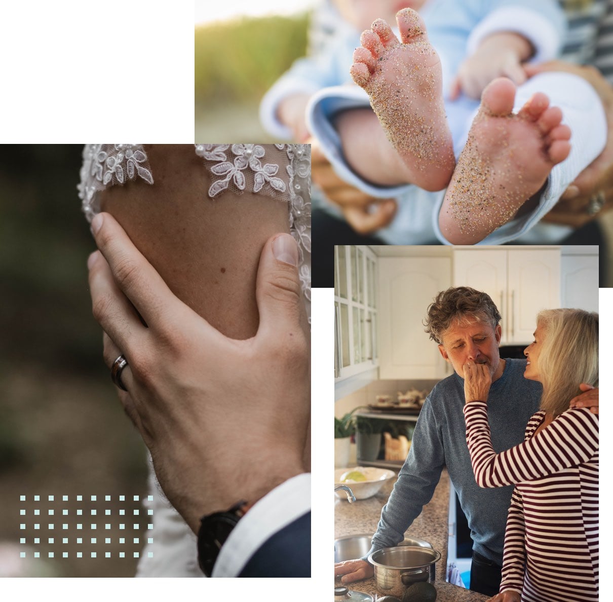 collection of people collage